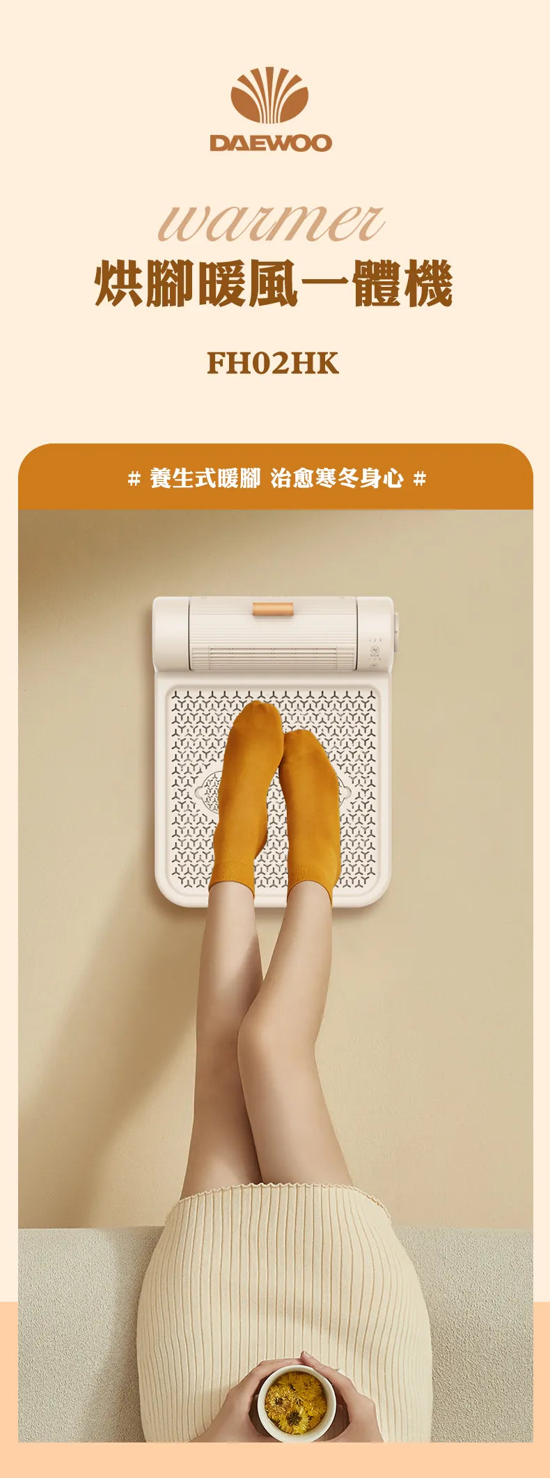 DAEWOO 烘腳暖風一體機
