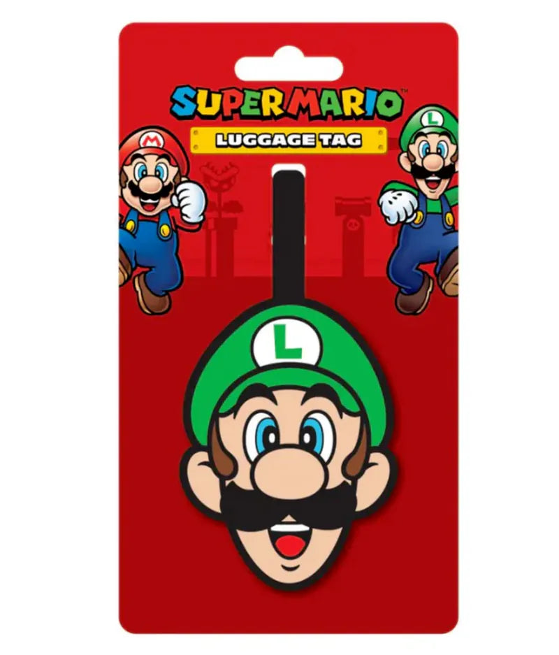 【全新Super Mario™ 款式】多功能行李吊牌 (五款選擇) -路易吉 (LUIGI )