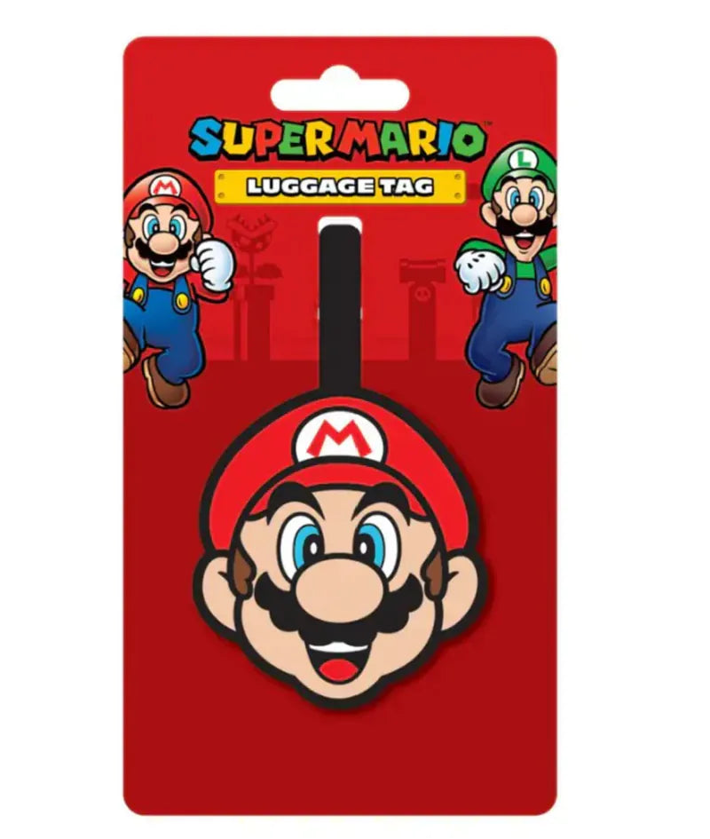 【全新Super Mario™ 】多功能行李吊牌 (五款選擇) -瑪利歐 (MARIO )