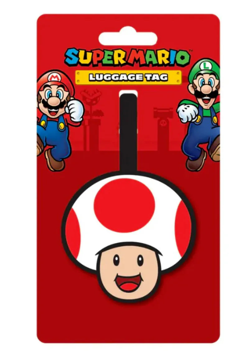 【全新Super Mario™ 款式】多功能行李吊牌 (五款選擇) - 奇諾比奧 (TOAD)