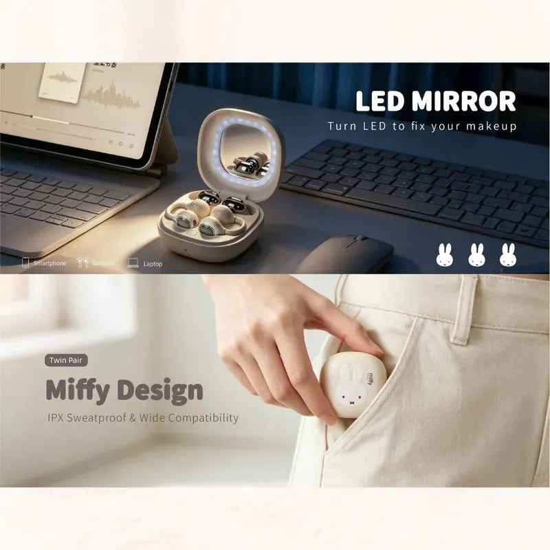 miffy 二合一雙享無線耳機